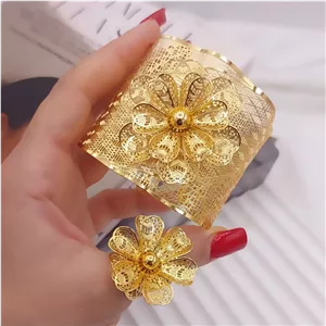 ست دستبند، انگشتر شیک زنانه، مدل بحرینی، رنگ ثابت، در3طرح شیک، کد1354💍