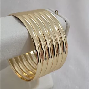 النگو آینه‌ای ۶ میل زنانه طلاروس شیک و درخشان مناسب استفاده روزمره پک دوتایی