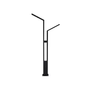 چراغ خیابانی پایه 650CM مدل آریو دوطرفه چهار LED شفق
