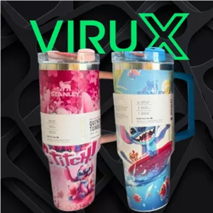 ماگ استنلی طرح استیچ ۴۰ اونس | Stanley Stitch 40oz ماگ استیل ضد زنگ - فانتزی