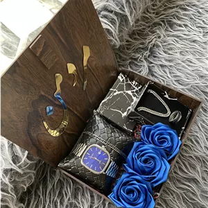 (ارسال رایگان) هدیه لاکچری مردانه کادو تولد ساعت کاسیو و ست کارتیر نقره ای جذاب ۱۱