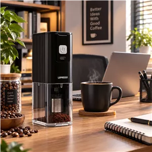خرید آسیاب قهوه شارژی LePresso JETGRIND  قابل حمل ا تیغه استیل