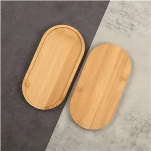 سینی سرو بیضی بامبو 11*23