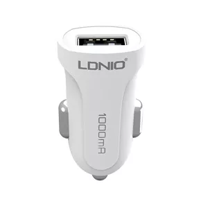 شارژر فندکی 12W الدینیو مدل DL-C17کابل MICRO ( اورجینال )