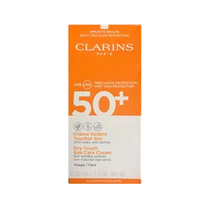 ضدآفتاب کلارنس مدل درای تاچ حجم50میلCLARINS DRY TOUCH SUN CARE CREAM
