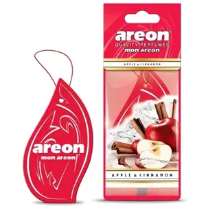 خوشبوکننده ماشین کارتی آرئون AREON سری mon رایحه سیب دارچین Apple Cinnamon