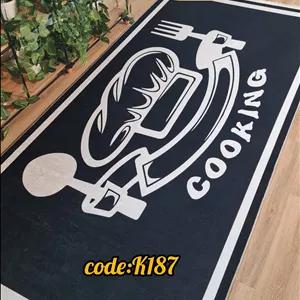 فرشینه آشپزخانه فرشینه آفتاب کدK187 مخمل شانل ترک استپدار