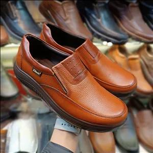 کفش چرم تبریز مردانه طبی
