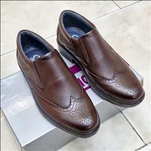 کفش مردانه تمام چرم تبریز مدل هشترک دوینا سجاد سلطانی  بزرگپا