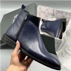 نیم بوت تمام چرم  شمس واکس خور و جیر طبیعی