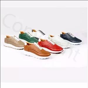 اسپورت زنانه تمام چرم مخصوص پیاده روی فوق سبک