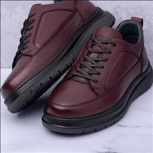 کفش شمس مدل ترند تمام چرم اسپورتی UX