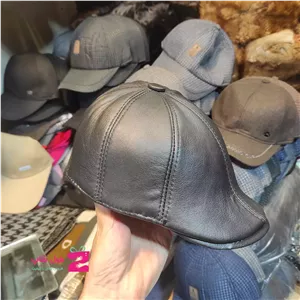 کلاه چرمی از جنس چرم طبیعی بزی✨کد۷۴۹