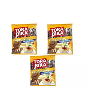 کاپوچینو رژیمی بدون شکر تورابیکا - 12.5 گرم بسته 3 عددی