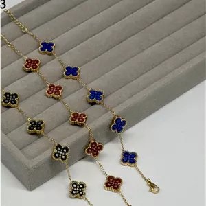 دستبند پنج گل ونکلیف حک لویی ویتون