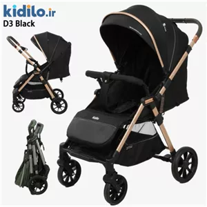 کالسکه کیدیلو مدل D3 - مشکی