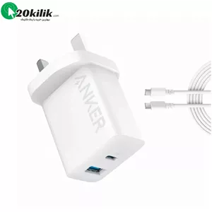 شارژر دیواری 20 وات انکر مدل B2348 به همراه کابل