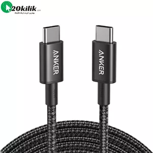 کابل تایپ-سی به تایپ-سی انکر  USB-C to USB-C Cable 3.3Ft 99CM مدل A8756