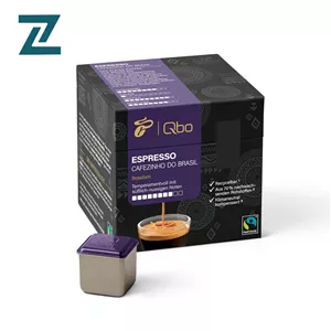 کپسول قهوه Tchibo Qbo Espresso Cafezinho do Brazil | طعم آجیلی و تند، شدت ۸/۱۰