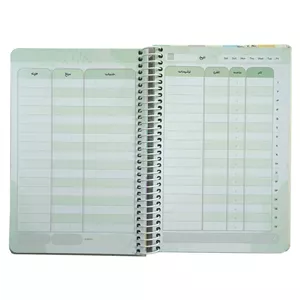 دفترA5 سیمی جلد سخت سری نوبت میکرو کدJ69
