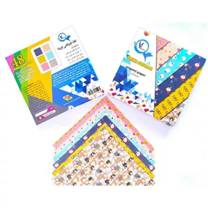 کاغذ اوریگامی 48برگ 15*15سانت فانتزی یکرو اوریکا (6 تایی)