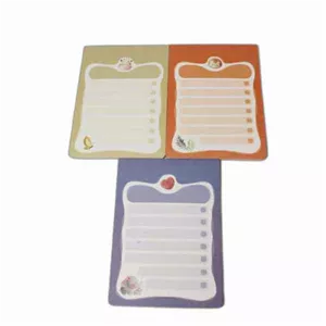 کاغذ لیست انجام کار 15*22 تخته شاسی دار حیوانات بهشت