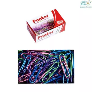 گیره کاغذ رنگی متالیک 28mm PC103 پنتر (100 عددی)