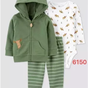 ست سوییشرت شلوار بادی کارترز اسب آبی در جیب سبز........................18884