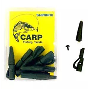 لیدکلیپ پین دار و تیل رابر ماهیگیری برند SHIMANO بسته 10 عددی