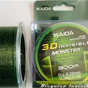 نخ ماهیگیری نایلون برند کایدا 300 متری سایز 0.40 استتاری KAIDA 3D