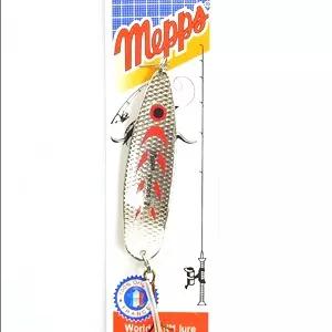طعمه ماهیگیری قاشقک نقره ای خط قرمز mepps سایز 2 وزن 18گرم