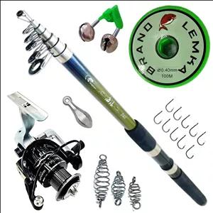 ست چوب 360 سانت و چرخ 6000 ماهیگیری بهمراه لوازم جانبی