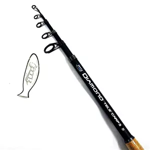 چوب ماهیگیری تلسکوپی فول کربن DIAMOND TELE CARP 390