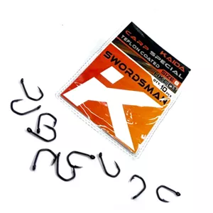 قلاب ماهیگیری کپوری هگزا تفلون برند کایدا KAIDA سایز ۸ بسته ۱۰ عددی