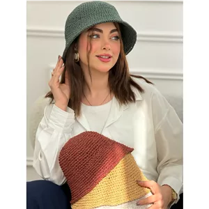 کلاه رافیا مدل باکت کد 4315