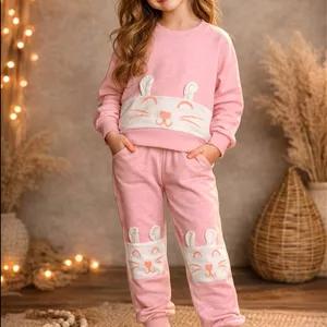 بلوز شلوار دخترانه طرح گربه