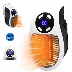 بخاری برقی پریز دیواری فن دار 500 وات اورجینال