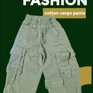 شلوار کتان کارگو