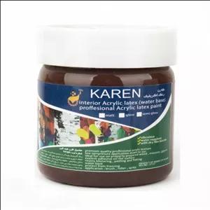 رنگ اکریلیک قهوه ای کارن 250میل