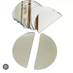 آینه نیم دایره لیپان آرت ١ سانت بسته ٨٠ عددی