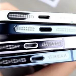 کاور و قاب IPHONE 15 15PRO 15PROMAX 12 13 14 13PRO میکروفون فیلتر ضد گرد غبار آلودگی بلندگو محافظ شارژ ucuzmi