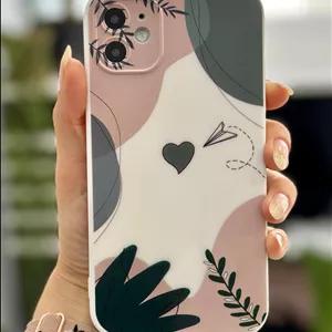 کاور و قاب رنگی SECRET GARDEN با داخل مخملی سازگار آیفون 11 12 زاویه دید Go Aksesuar