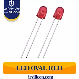 LED اوال قرمز 5mm