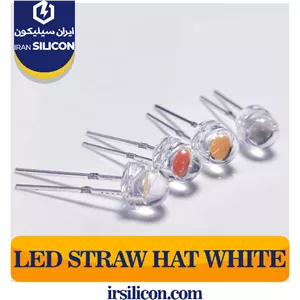 LED کلاهی سفید 2 چیپ 5mm