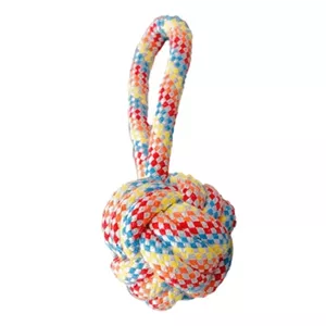 اسباب بازی دندانی سگ و گربه طرح گوی تو خالی میله ای مدل toy22