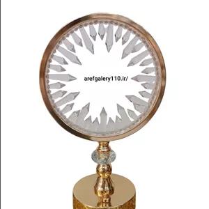 خرید و قیمت آباژور رومیزی طرح کریستالی گرد اتصال به پورت یو اس بی وارداتی