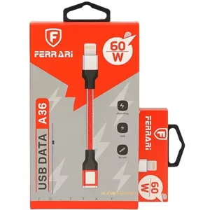 کابل تایپ سی به لایتنینگ Ferrari A36