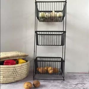 جاپیازی کلاسیک مشکی ۳ طبقه