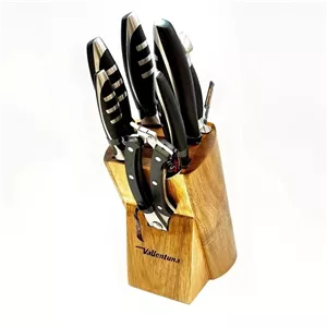 سرویس چاقو والنتینا با استند بامبو Vallentuna