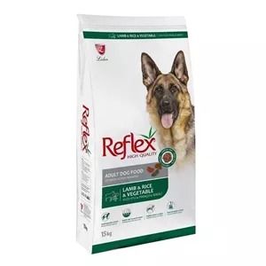 غذای رفلکس نژاد بزرگ با طعم گوشت برنج و سبزیجات